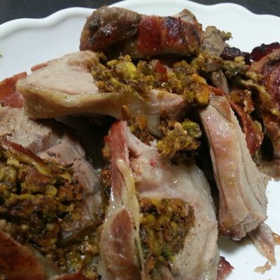 Souris d'agneau farçie 