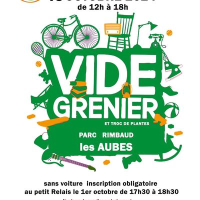 VIDE GRENIER REPORTE AU 13 OCTOBRE