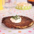 Pancakes de pommes de terre (Potato latkes)