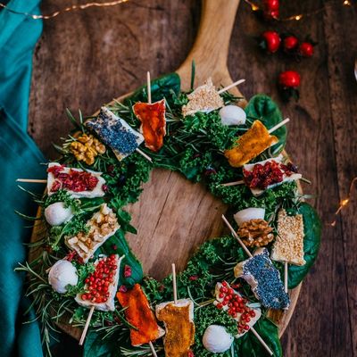 Couronne apéritive de Noel