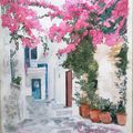 Ruelle aux bougainvilliers