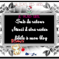 je suis de retour