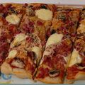 Pizza Reine : Jambon-Champignons-Mozzarella