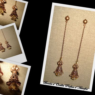 Boucles d'Oreilles "Parfum d'Autrefois"