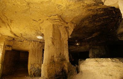 Les grottes des carrières de Meschers-sur-Gironde