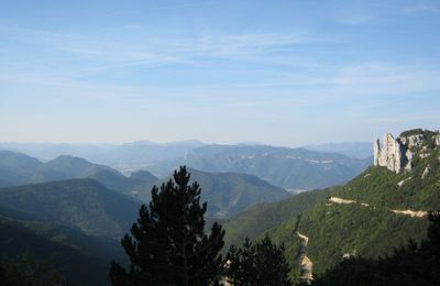 A moto dans le Vercors