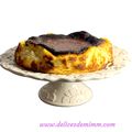 Le cheesecake basque ou burnt basque cheesecake