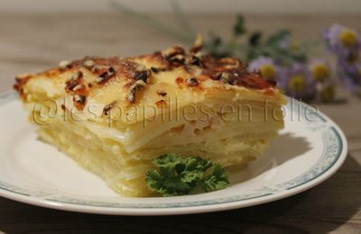 Gratin de pommes de terre et chou rave