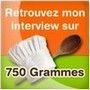 mon interview sur "750 gr"