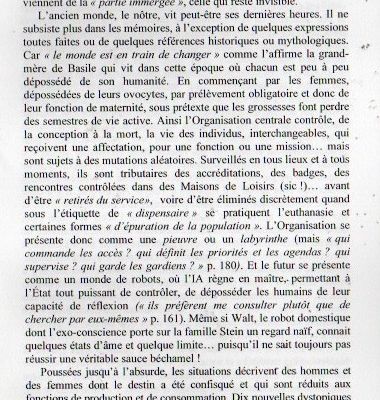 Recension de LA PARTIE IMMERGÉE dans le numéro 67 de la revue HARFANG, nov2025