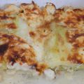 Lasagnes de courgettes au crabe