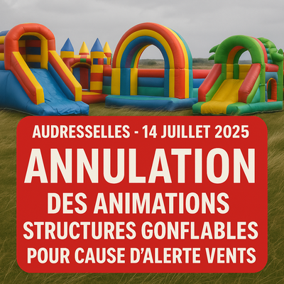 un 14 juillet sans les structures gonflables..   