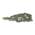 A pale green jade 'dragon' pendant, Eastern Zhou-Han dynasty