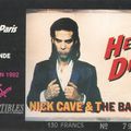 Nick Cave and The Bad Seeds / Concrete Blonde - Vendredi 5 Juin 1992 - Zénith (Paris)