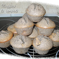 Muffins à la compote