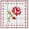 Une grille par semaine (grille 28): une jolie petite rose de Frimousse
