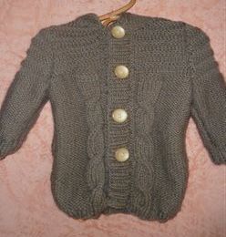 Manteau en tricot