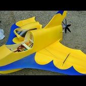 RC SEAPLANE "JUDI SEAJET" SUPER LIGHTWEIGHT FOAM MODEL FLIGHT DEMONSTRATION