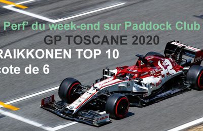 Raikkonen Top 10 en Toscane @6