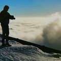 Parcours à ski Nordique,en BUGEY/VALROMEY,sur les crêtes du GRAND-COLOMBIER (Bugey/AIN)