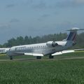 Aéroport Tarbes-Lourdes-Pyrénées: Air France (Brit Air): Canadair CL-600-2C10 Regional Jet CRJ-702: F-GRZE: MSN 10032. 