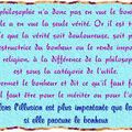 La nature du philosopher : l'exigence de vérité