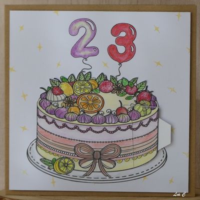 Un gâteau d'anniversaire
