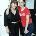 Kristen avec la fondatrice de 'The Organic Face' Noreen Diani 