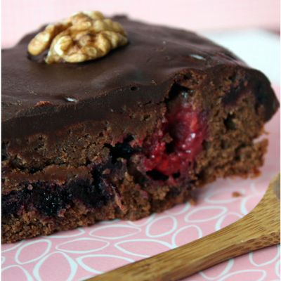 Merveilleux gâteau choco-framboise