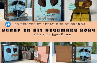 Scrap en Kit - Décembre 2024 - Album et sa boîte surprise