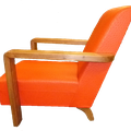 Fauteuil peau d'autruche