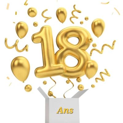 18 ans 🎂