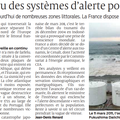 Système d'alerte des zones littorales