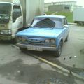 Lada bleue, Moscow, Moscow