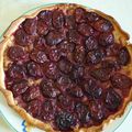 Tarte aux prunes et à l'amande