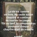 La vie est comme un livre...