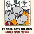 EXPOSITION  : Philippe Geluck : L'expo du Chat ; Petits Papiers Grand Sablon