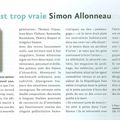 Simon Allonneau : « La vie est trop vraie »