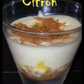 Verrine citron speculoos