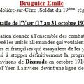 5 novembre 1914. La mort d'Emile Bruguière pendant l'inondation de l'Yser.