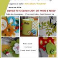 Atelier du 19 novembre 2011 - Mini album feutrine