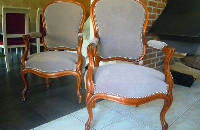 Fauteuils "Louis Philippe"