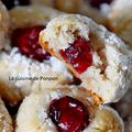 Amaretti au sirop de grenade et pointe de cranberry