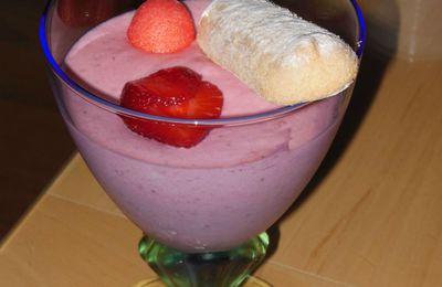 Mousse à la fraise