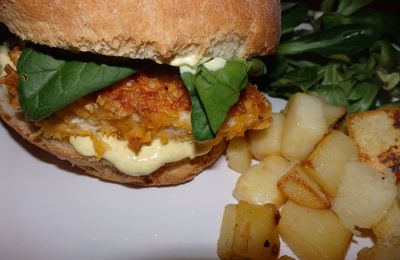 burger de volaille crousti-curry 