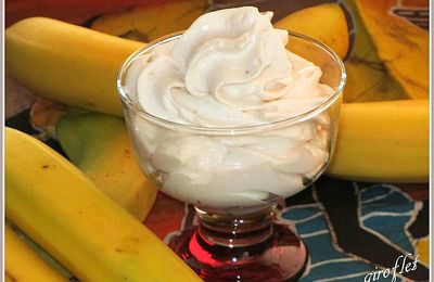 Chantilly de banane au siphon 