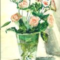 Roses en vase