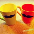 Tasses moustaches