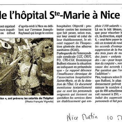 Nice matin le 10 Mai 2011