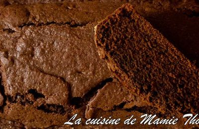 Cake au chocolat de Cyril Lignac